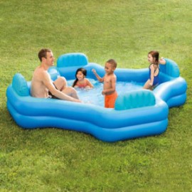 Alberca Familiar Inflable Para 4 Pers. 220gal. Intex, Wm