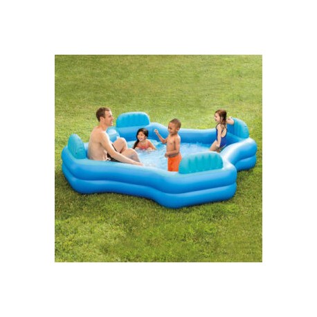 Alberca Familiar Inflable Para 4 Pers. 220gal. Intex, Wm