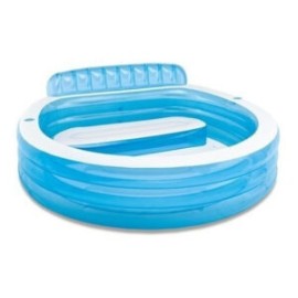 Alberca Inflable, Con Asiento Familiar.