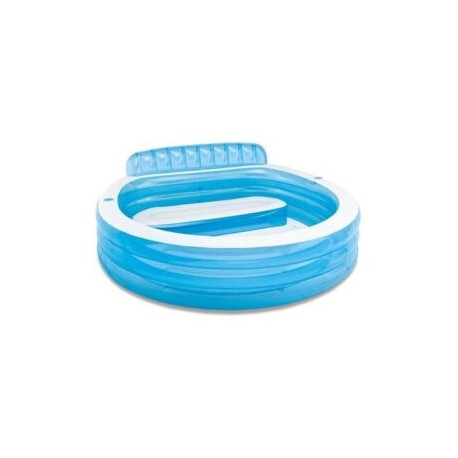 Alberca Inflable, Con Asiento Familiar.