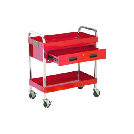Carrito De Mecanico 76 Cm  De Lamina  Industrial Con Cajon