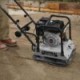 Compactador de placa de 7 HP con juego de ruedas