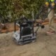 Compactador de placa de 7 HP con juego de ruedas