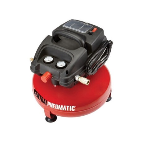 Compresor De Aire De 3 Galones  1/3 Hp 100 Psi, Hftm
