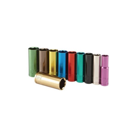 Dados Profundos Por Colores Métricos  3/8 In Ermn