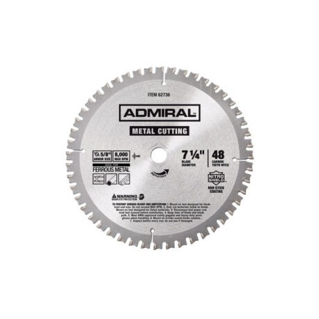 Disco Para Cortar Metal De 7 1/4 Pulgadas