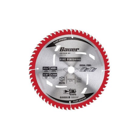 Hoja De Sierra Circular Fino 60t/ 7-1 / 4 PuLG.ermn