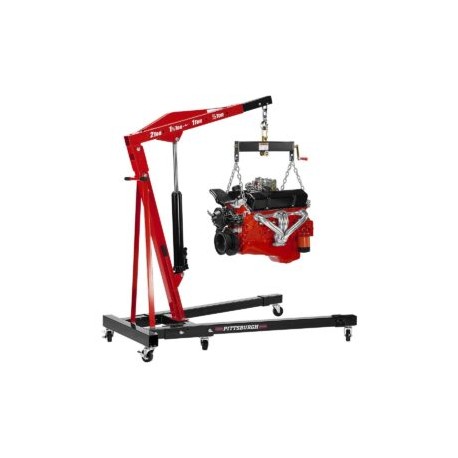Grúa de taller plegable de 2 toneladas de capacidad