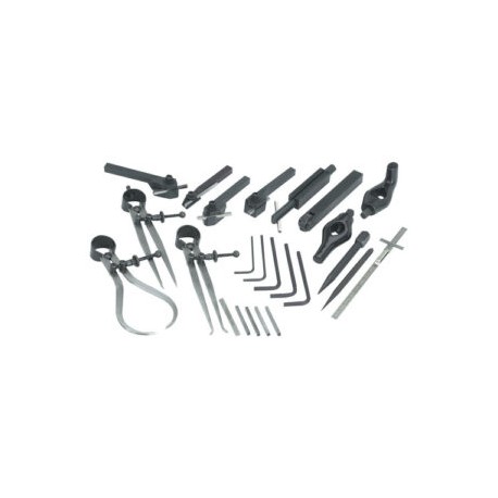 Kit De 30 Herramientas Para Mini Torno, Hft