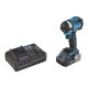 Kit de destornillador de impacto compacto de 3 velocidades, inalámbrico, sin escobillas, 20 V, 1/4 pulg.