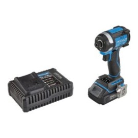 Kit de destornillador de impacto compacto de 3 velocidades, inalámbrico, sin escobillas, 20 V, 1/4 pulg.