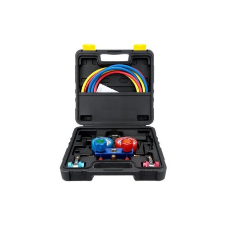 Manómetro Para A/c Automotriz Recarga De Gas Freón R134a, Hf