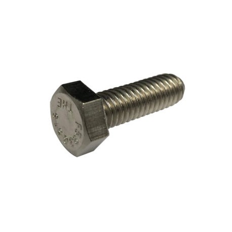 Tornillo de Máquina 6-32, Estilo de la Cabeza Hexagonal, Acabado Simple, 18-8 Acero inoxidable